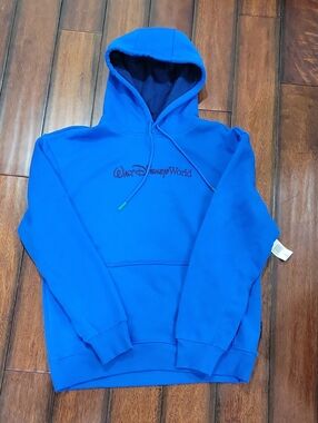 Disney World Color Logo Mania Hoodie Blue